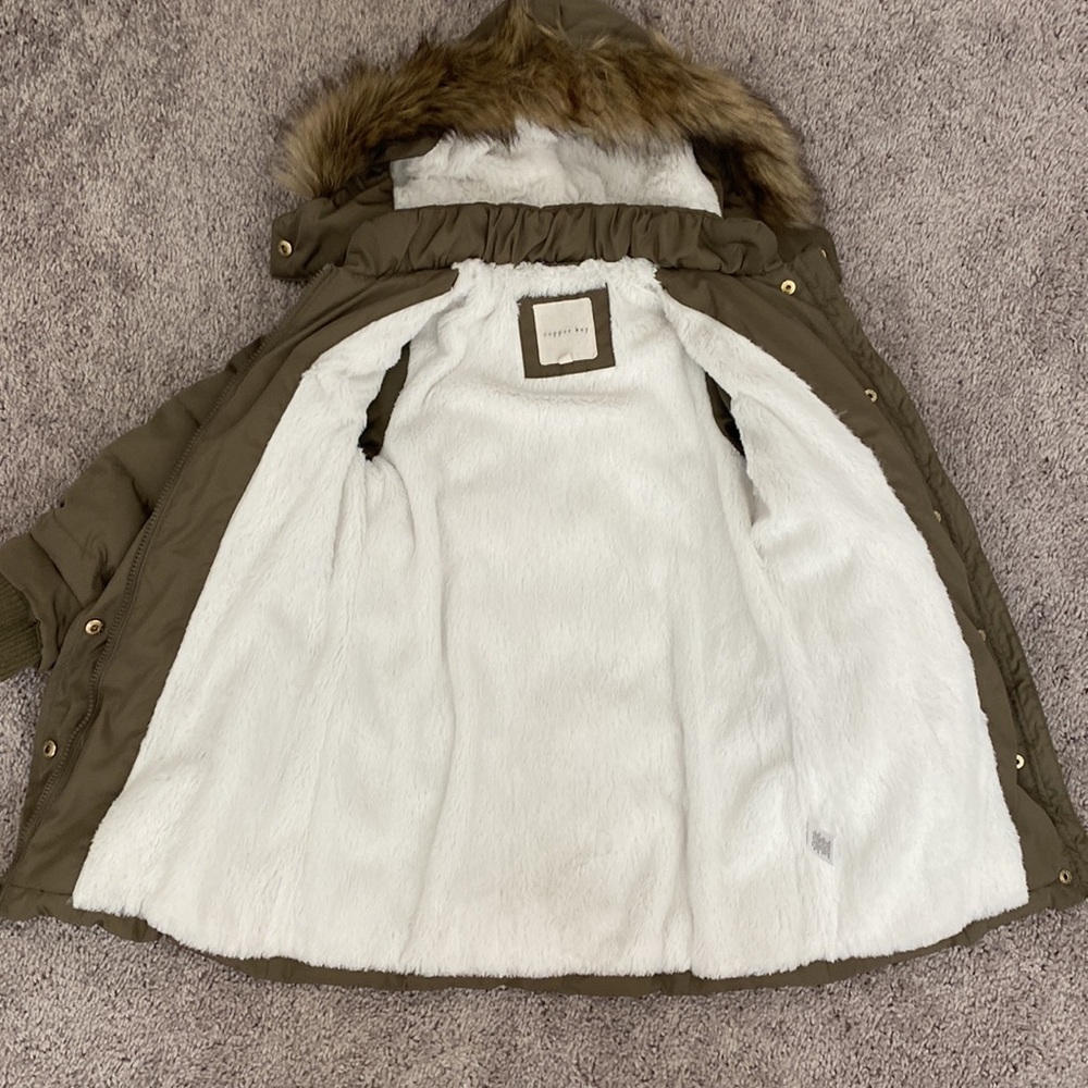 Winter warm Kids girl parka jacket size 6 - Picture 5 of 9